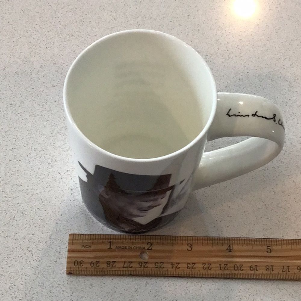 Winston Churchill White Coffee Mug Cup London Pottery Fine China Mug David Burch - Picture 6 of 8